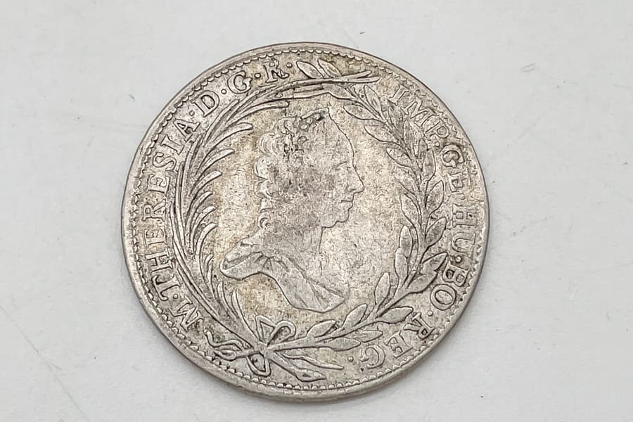 Silbermünze 20 Kreuzer 1764 Maria Theresia